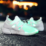 Lumo® Flashing Fiber Optic Luminous LED Sneakers