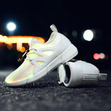 Lumo® Flashing Fiber Optic Luminous LED Sneakers