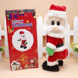 Christmas Santa Claus Figure Twisted Hip Twerking Singing