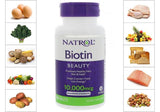 Natrol Biotin 1000mcg Dietary Natural Supplement Tablets