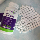 Natrol Biotin 1000mcg Dietary Natural Supplement Tablets