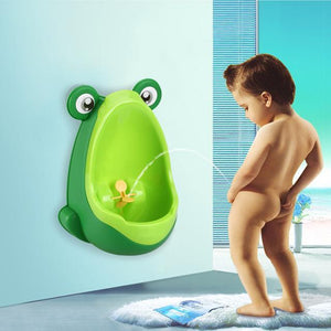 CHILDREN FROGGY POTTY TOILET TRAINING FOR KIDS. URINAL FOR BOYS, BATHROOM PEE TRAINER