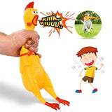 Screaming Rubber Chicken Pet Squeaker Toy