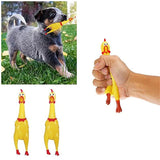 Screaming Rubber Chicken Pet Squeaker Toy