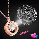 100 Languages I Love You Necklace