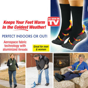 35 Below Aluminized Insulation Fibers Heat Socks - As Seen On TV