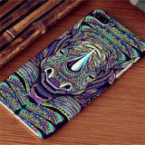 Beautiful Aztec Animal Pattern Glow Samsung Cases