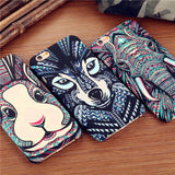 Beautiful Aztec Animal Glow Matte Slim IPhone Cases