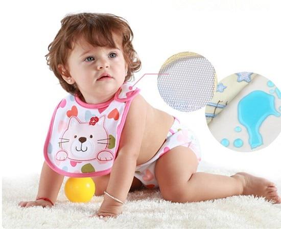 Cute Waterproof Baby Bibs & Burp Cloths