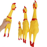 Screaming Rubber Chicken Pet Squeaker Toy