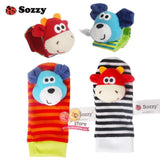 Wrist & Foot Sock Rattle Toy Set