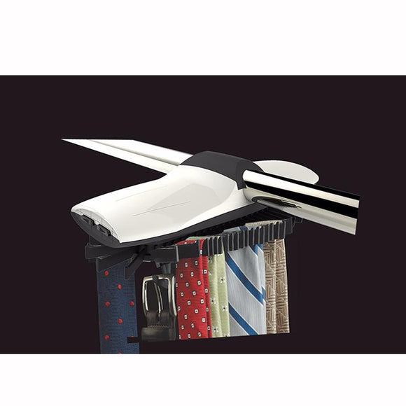 Original Electronic Tie Rack Automatic Tie Organizer with  LED Light