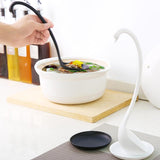 Swan Soup Spoon With Tray - 2 Pieces Set