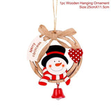 Wooden Christmas Decor Ornaments