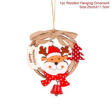 Wooden Christmas Decor Ornaments