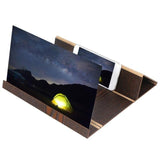 Stereoscopic Amplifying 12 Inch Desktop Wood Bracket