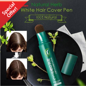 Natural Herb White Hair Cover Pen