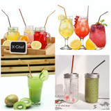 Elegant Colorful Stainless Steel Reusable Drinking Straw